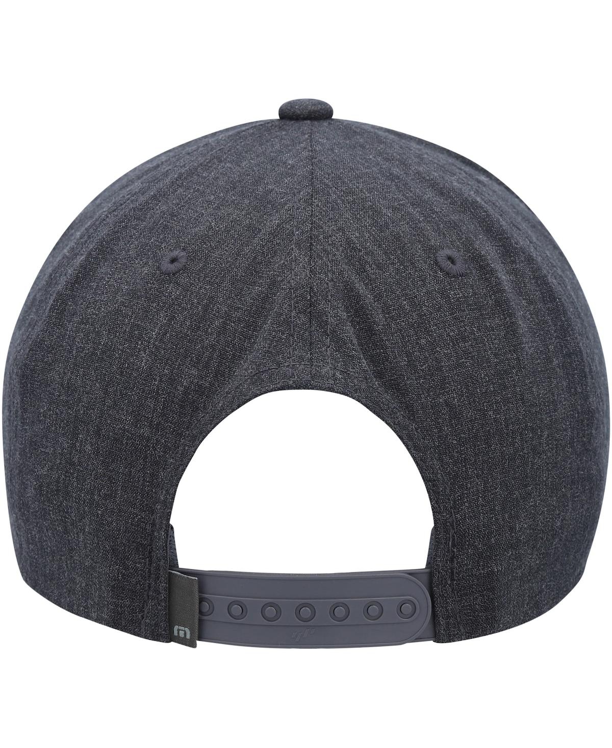 Shop Travis Mathew Men's  Charcoal T For Tequila Adjustable Hat