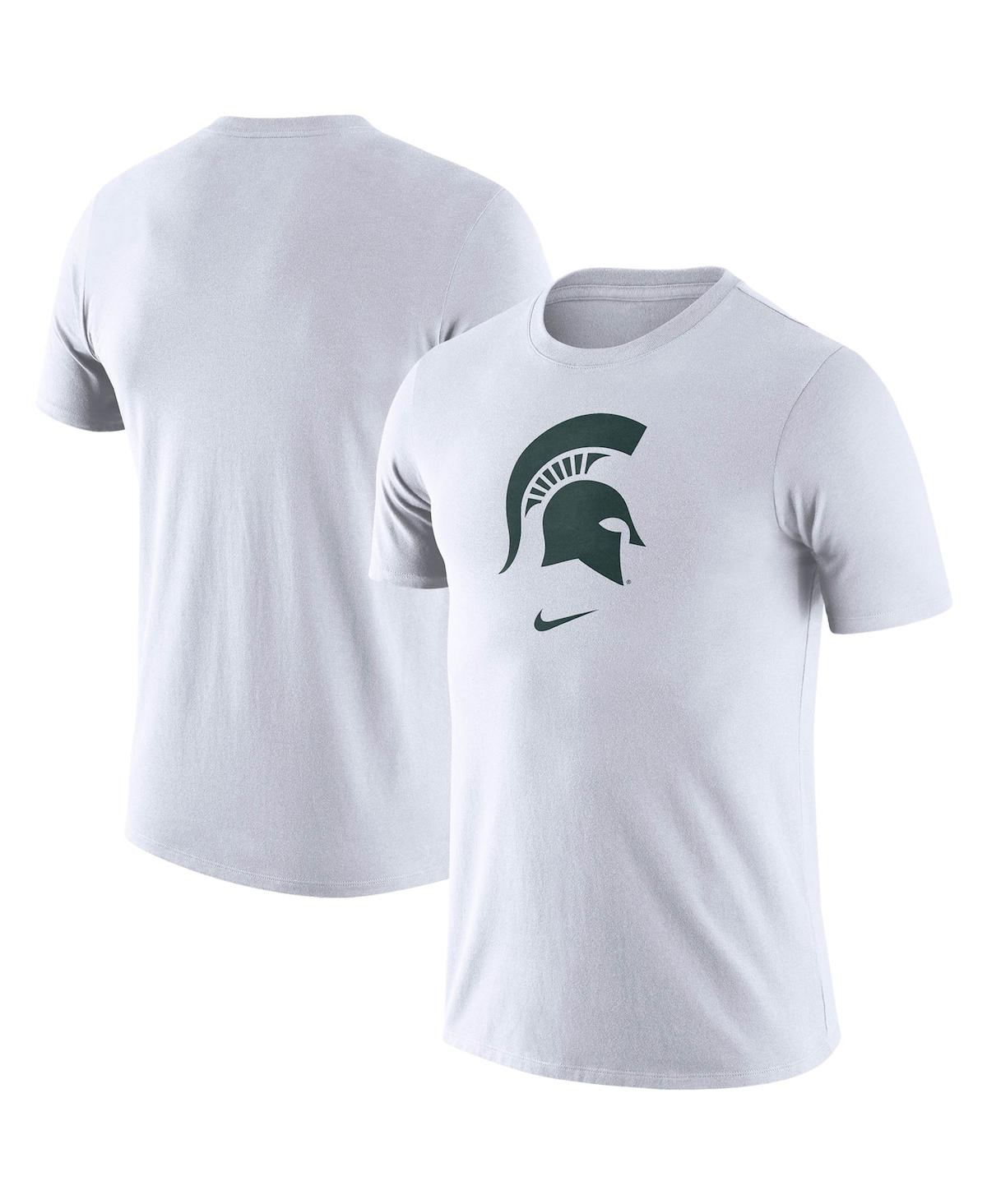 Men's NikeMichigan State Spartans Essential Logo T-shirt - White