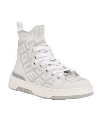 Women's Mannen Knit Hi-Top Lace-Up Fashion Sneakers