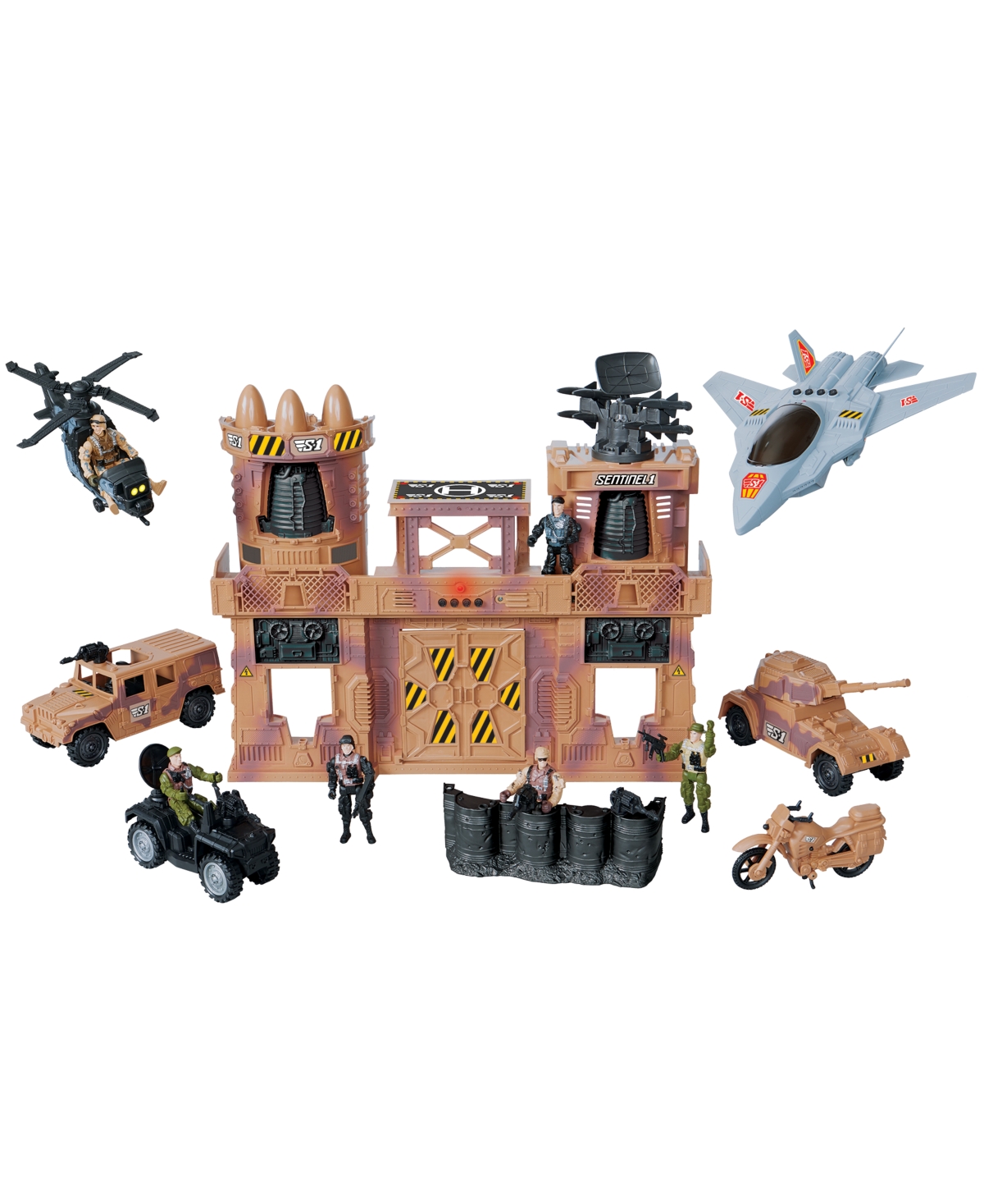 True Heroes Kids' Deluxe Military-inspired Base Playset, Created For You By Toys R Us In Multi