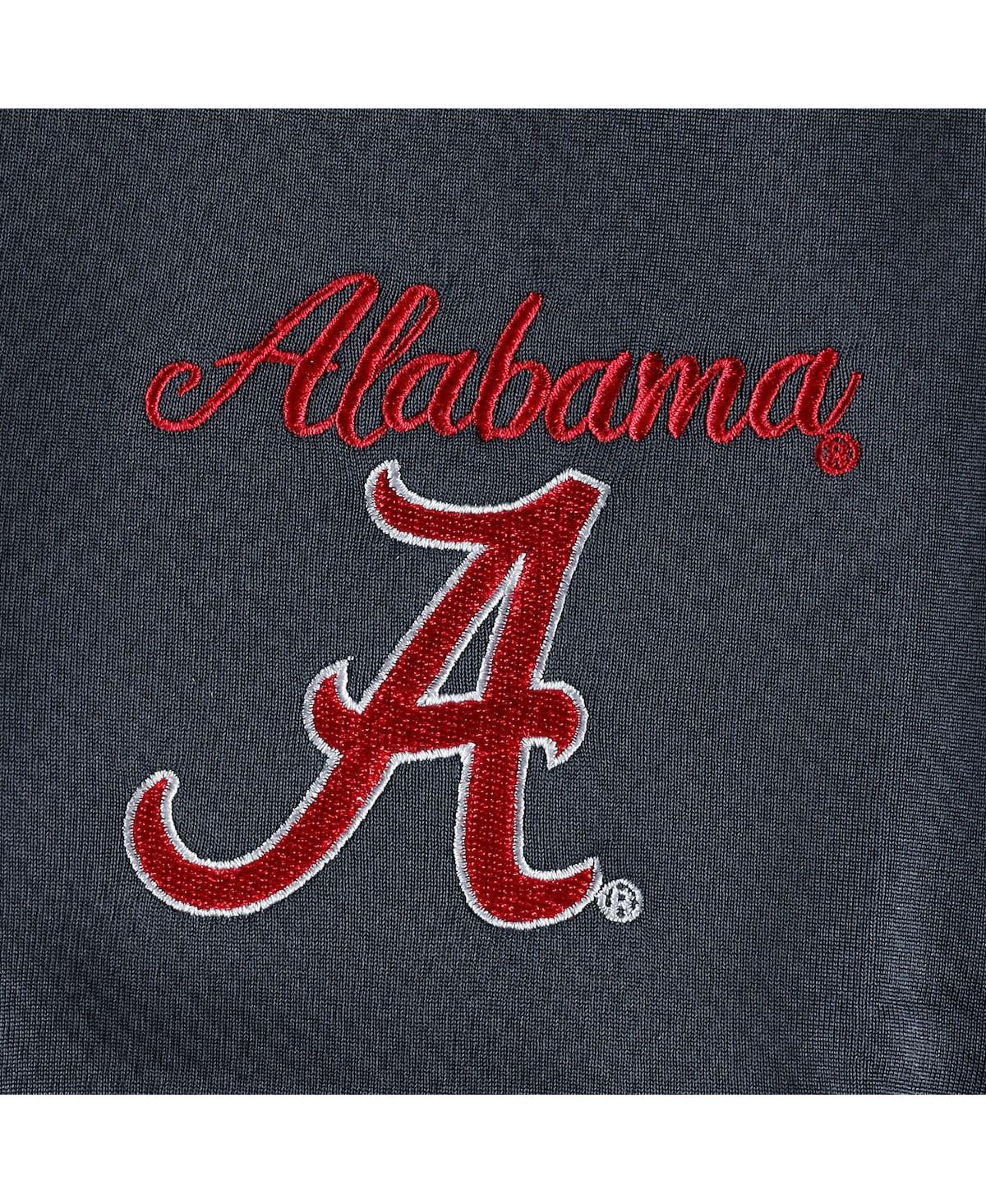 Concepts Sport Charcoal Alabama Crimson Tide Upbeat Sherpa Leggings In Charcoal