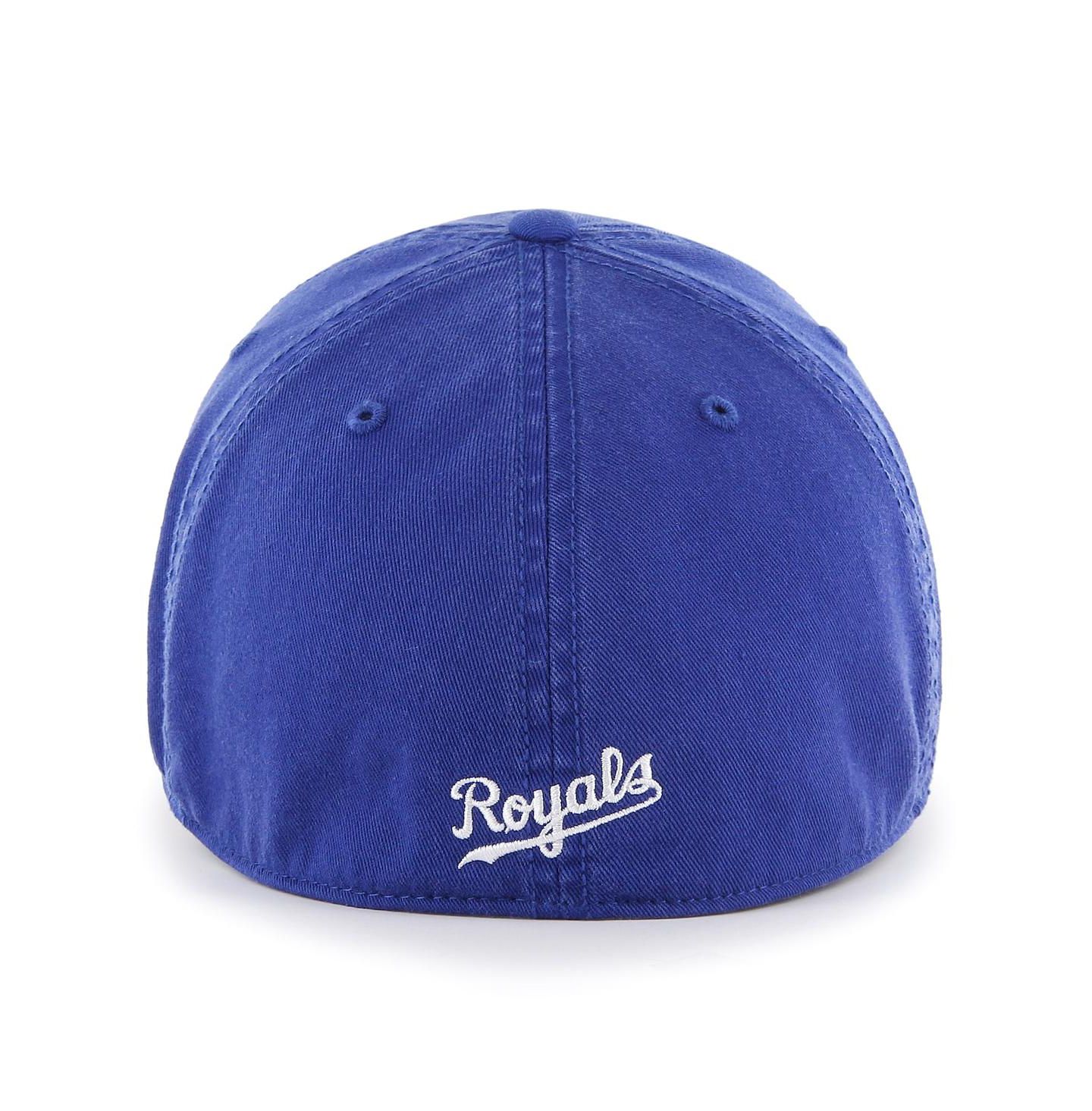Мужская кепка '47 Brand Royal Kansas City Royals Cooperstown Collection Franchise Fitted Hat — фото 2