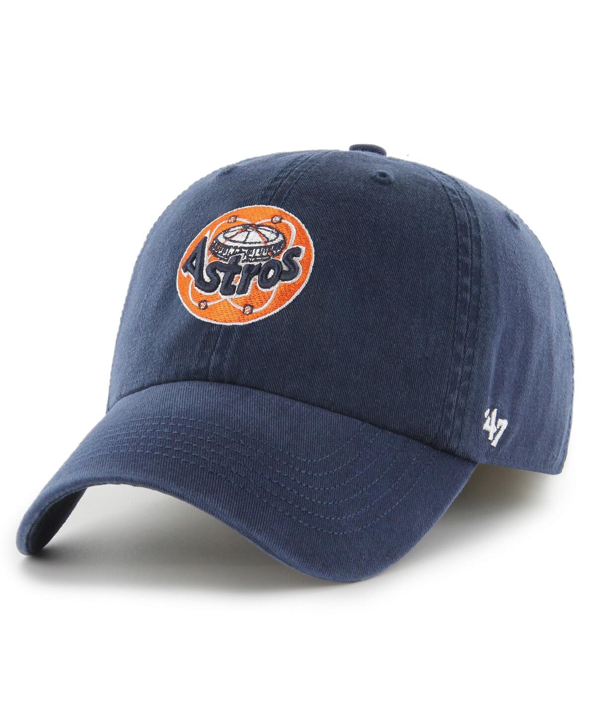 47 Brand Men's ' Navy Houston Astros Cooperstown Collection Franchise Fitted Hat