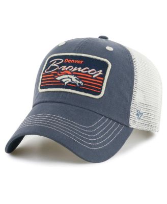 Lids Denver Broncos '47 Trucker Snapback Hat - Navy/White