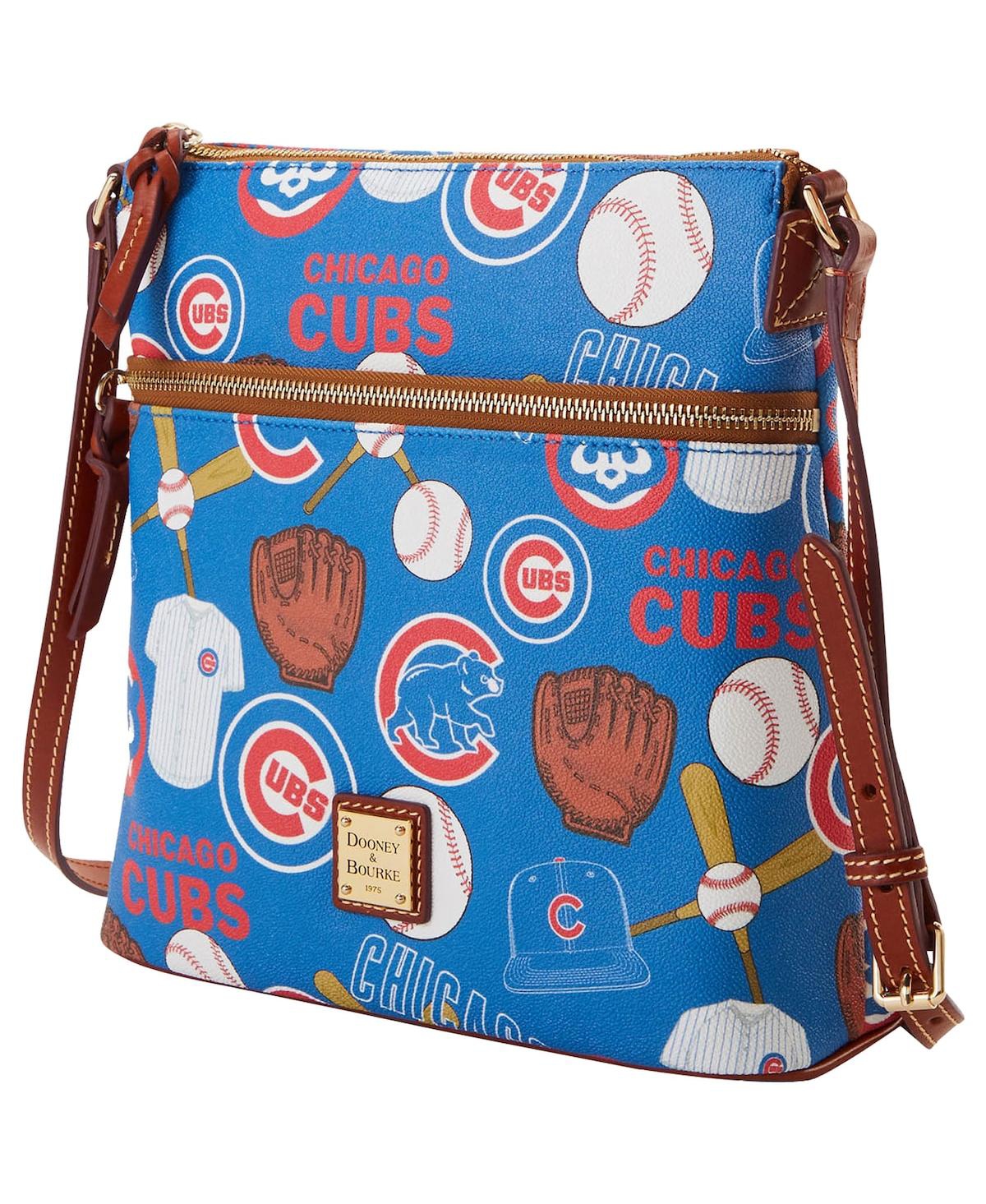 Shop Dooney & Bourke Women's  Chicago Cubs Game Day Crossbody Purse In Blue