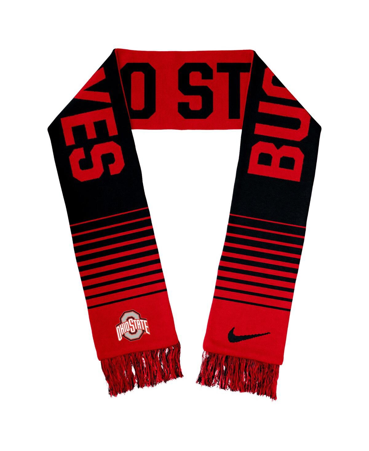 Nike Men's And Women's  Ohio State Buckeyes Space Force Rivalry Scarf In Red