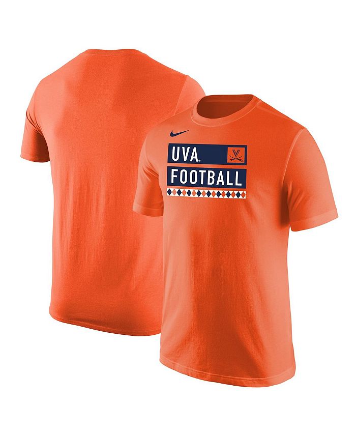 Nike Men's Orange Virginia Cavaliers Football Fan Tshirt Macy's