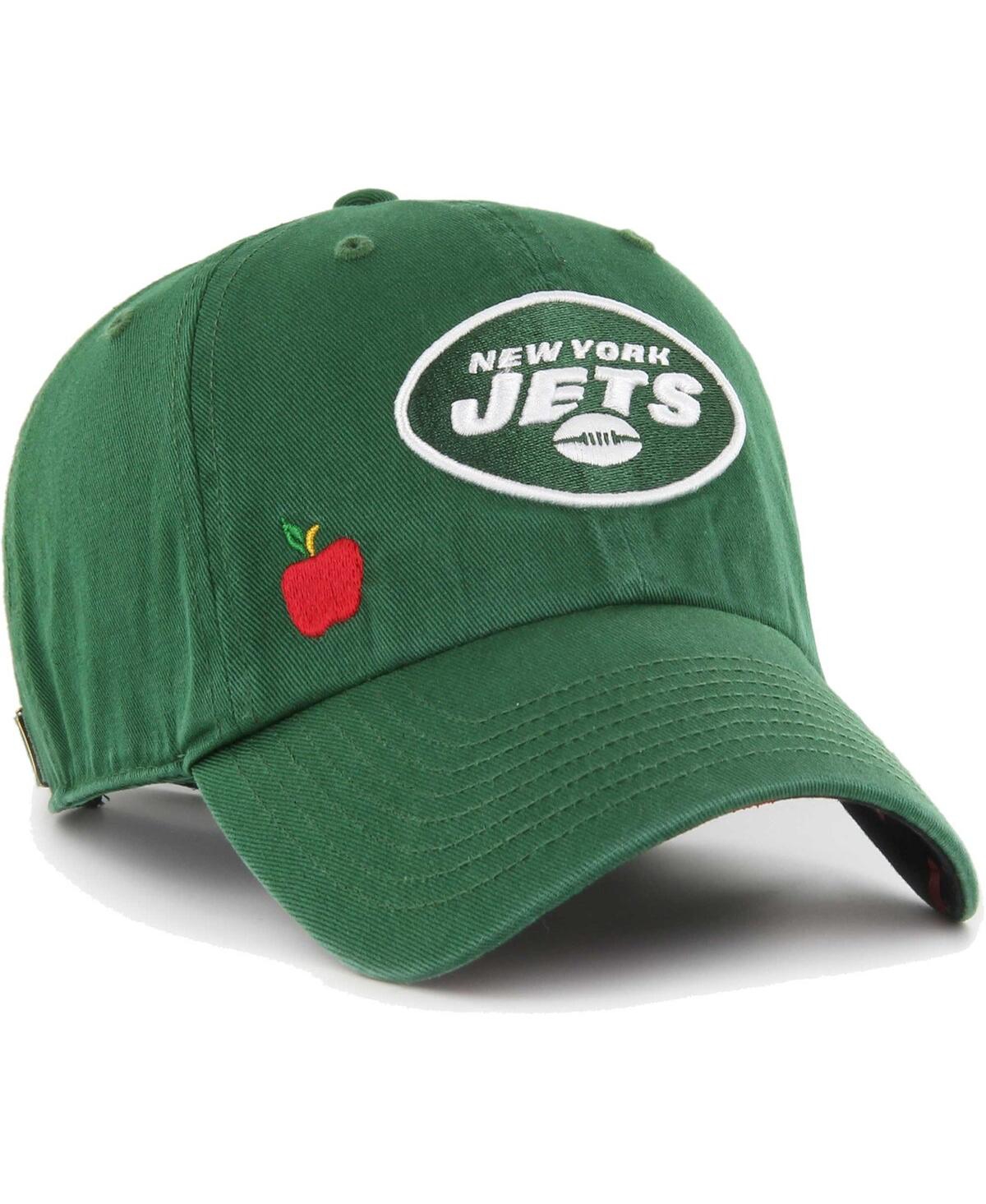 47 Brand Women's ' Green New York Jets Confetti Icon Clean Up Adjustable Hat