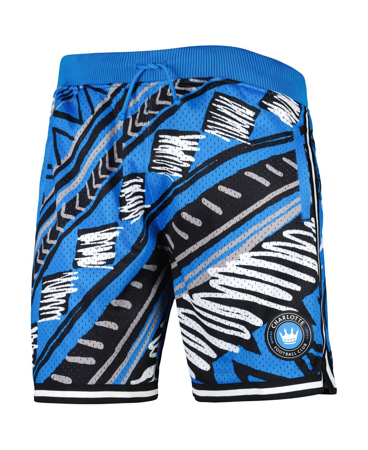 Mitchell & Ness Men's  Blue Charlotte Fc Tribal Fashion Shorts In Blue
