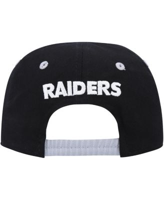 Boys and Girls Infant Black Las Vegas Raiders Team Slouch Flex Hat