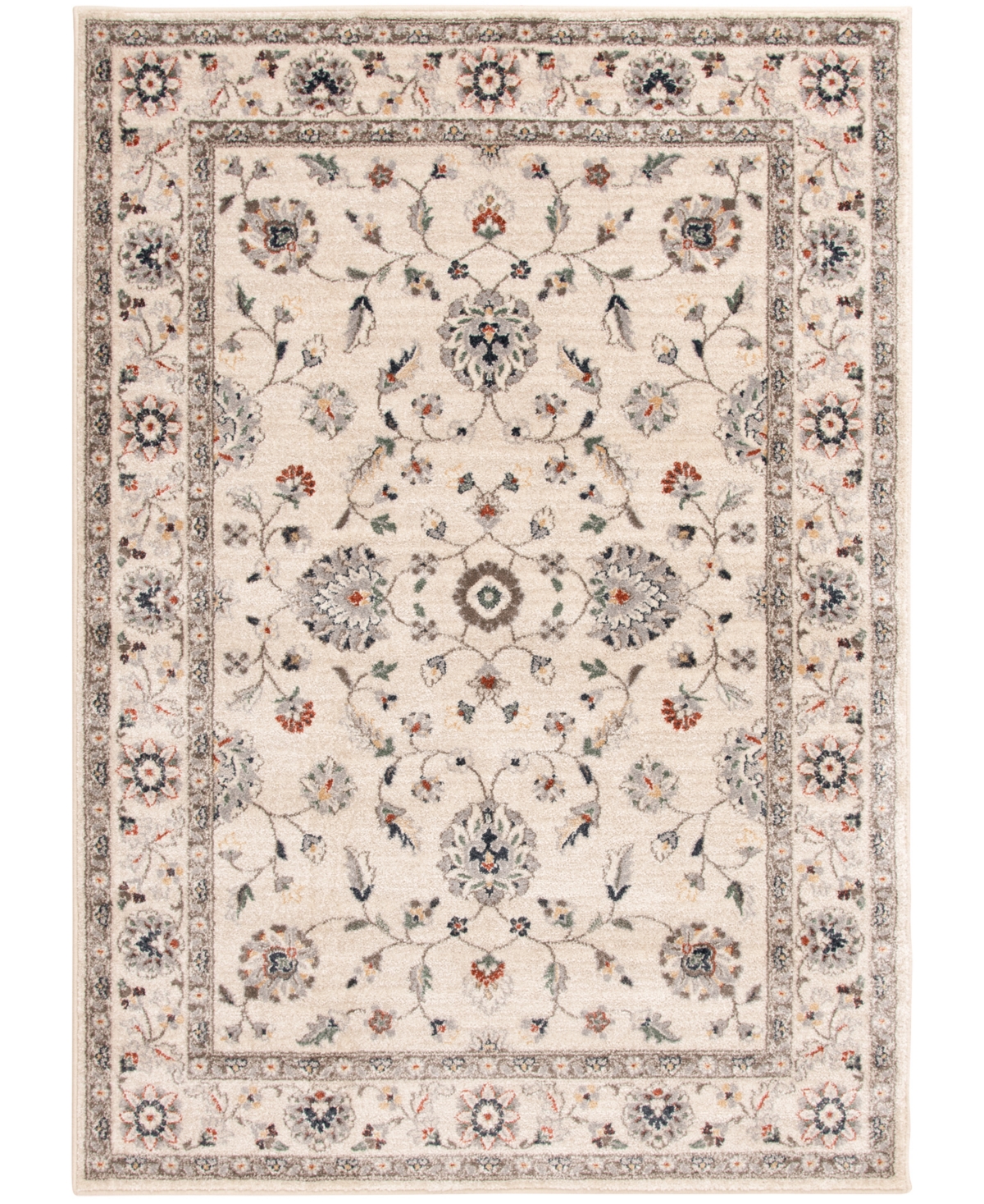 Km Home Poise Pse-7203 5'3" X 7'7" Area Rug In Ivory