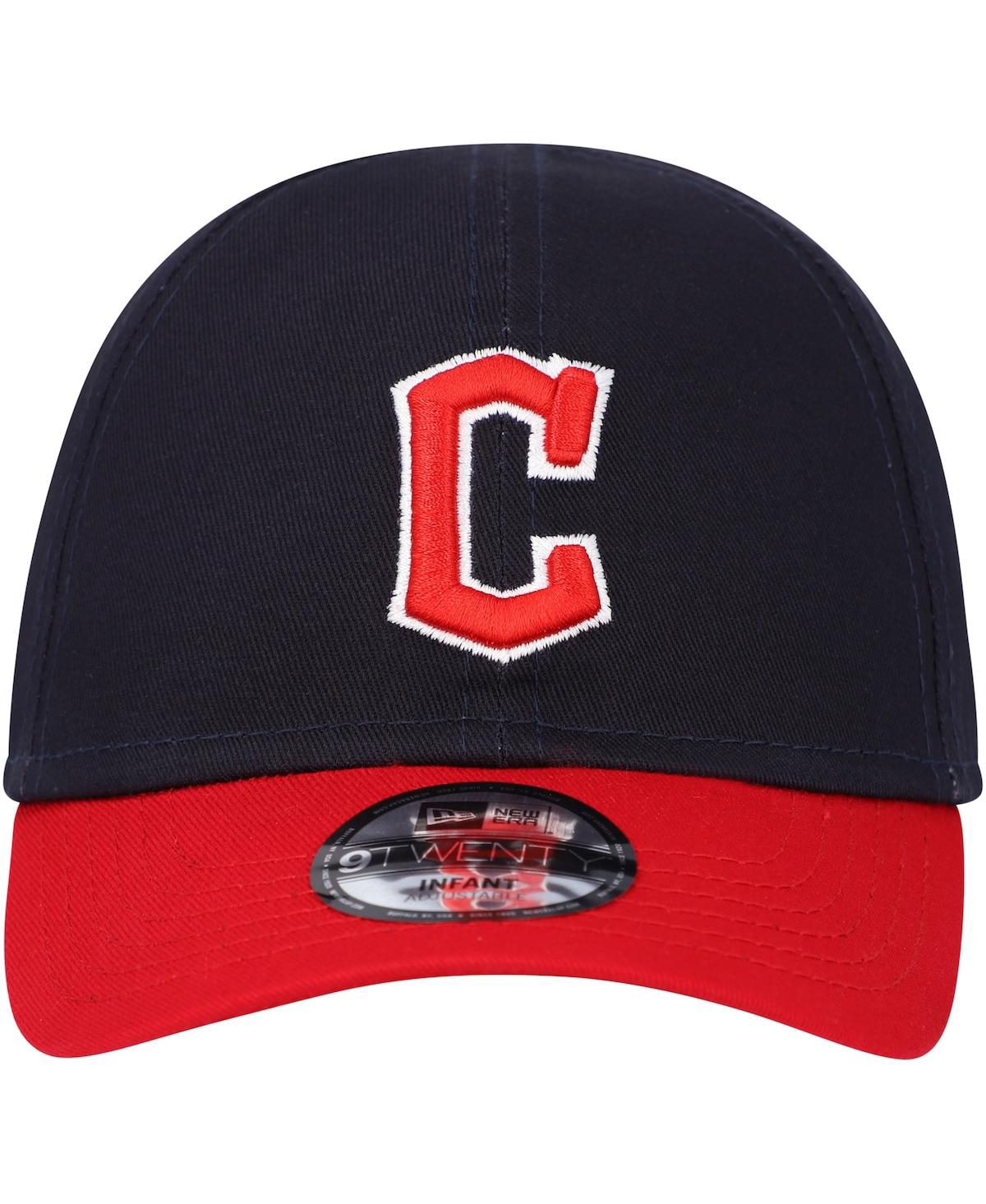 New Era Infant Boys And Girls  Navy Cleveland Guardians Team Color My First 9twenty Flex Hat In Navy