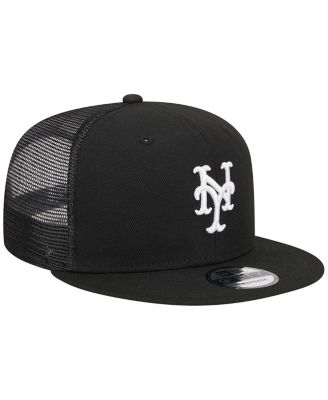 Men's Black New York Mets Trucker 9FIFTY Snapback Hat
