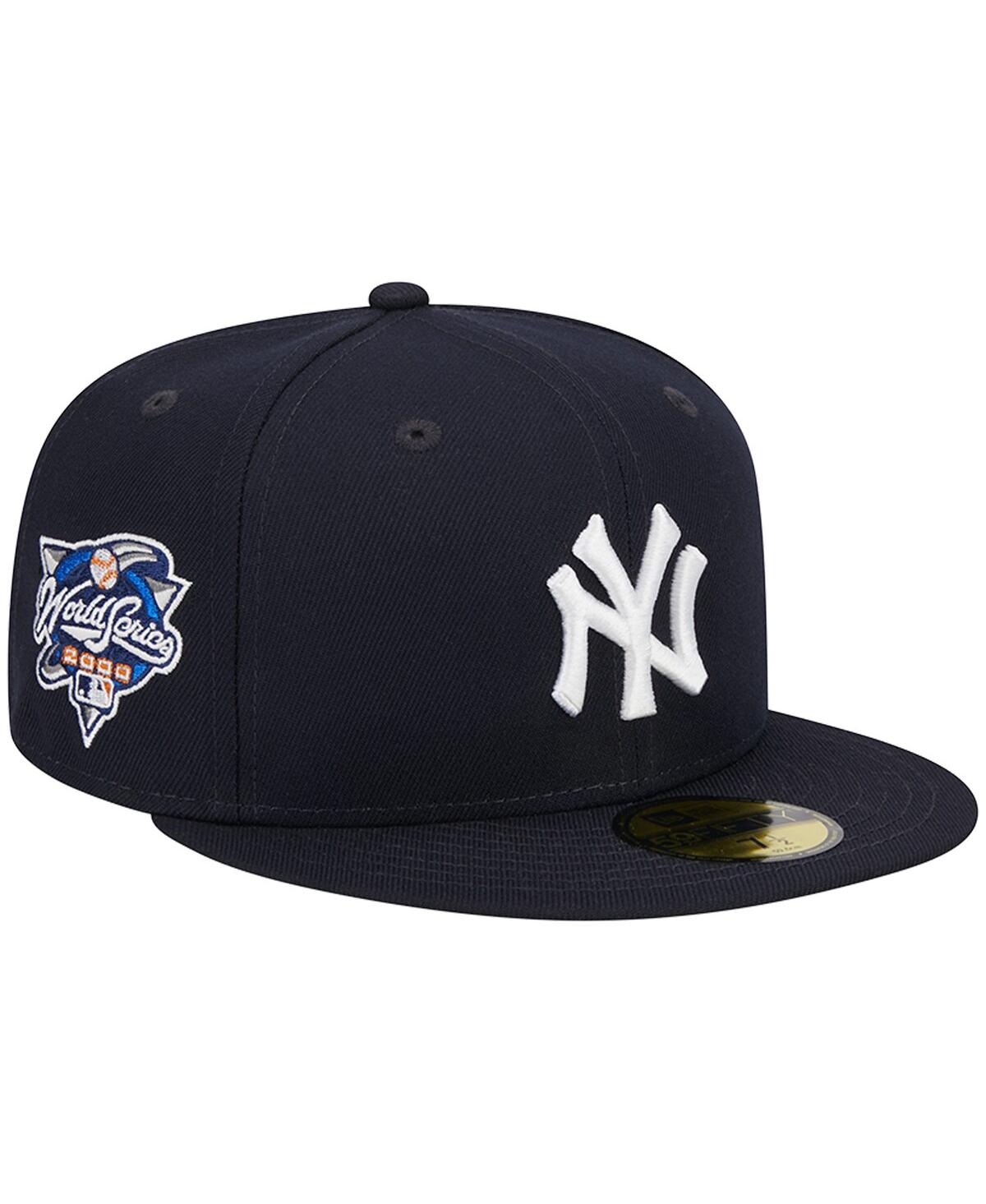 New Era Men's  Navy New York Yankees 2000 World Series Team Color 59fifty Fitted Hat In Navy
