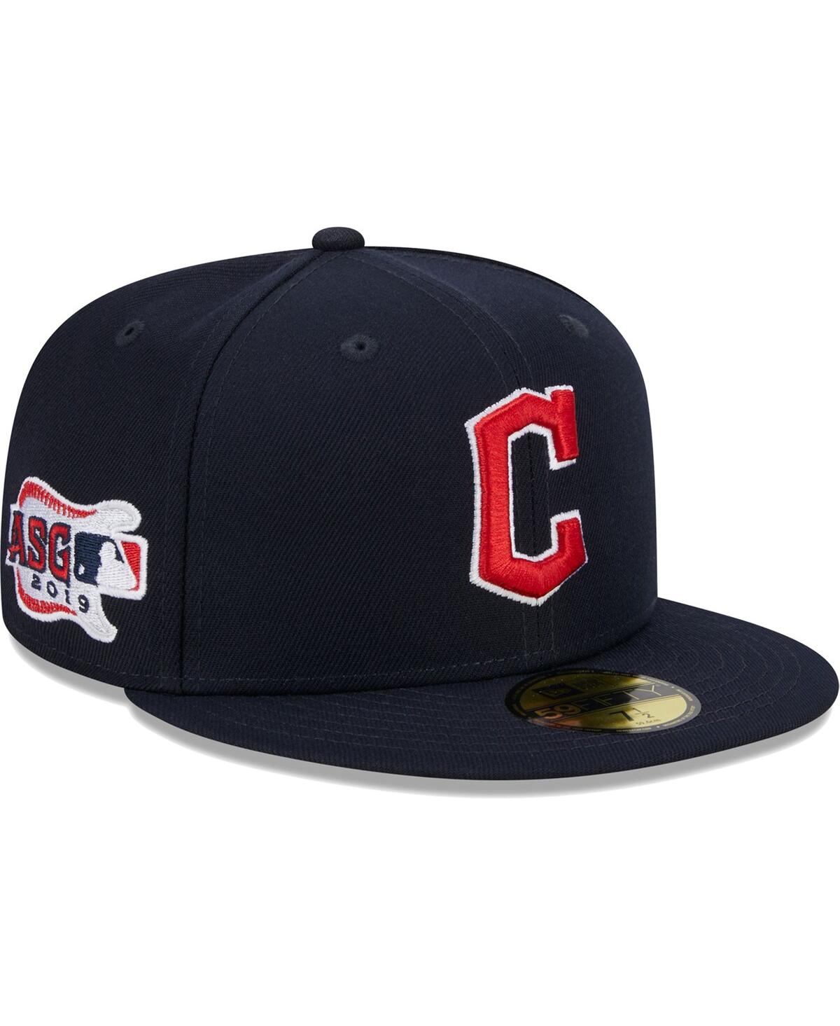 NEW ERA MEN'S NEW ERA NAVY CLEVELAND GUARDIANS 2019 MLB ALL-STAR GAME TEAM COLOR 59FIFTY FITTED HAT 