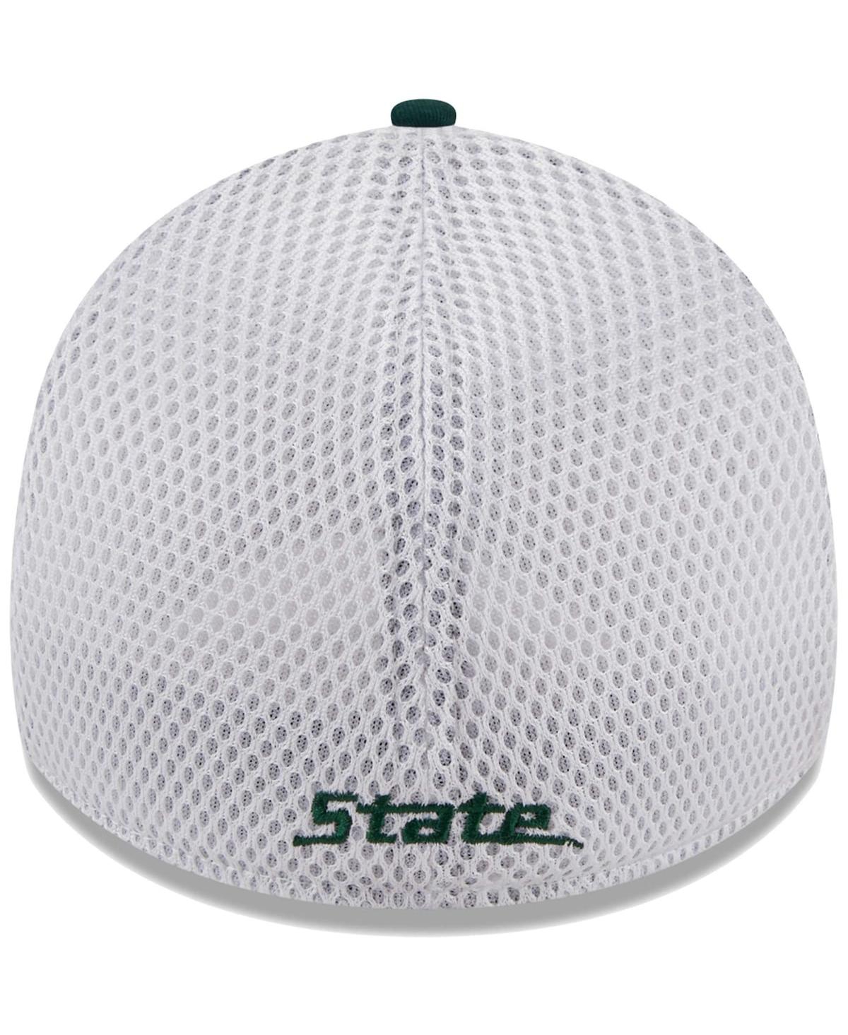 New Era Men's  Green Michigan State Spartans Evergreen Neo 39thirty Flex Hat In Green