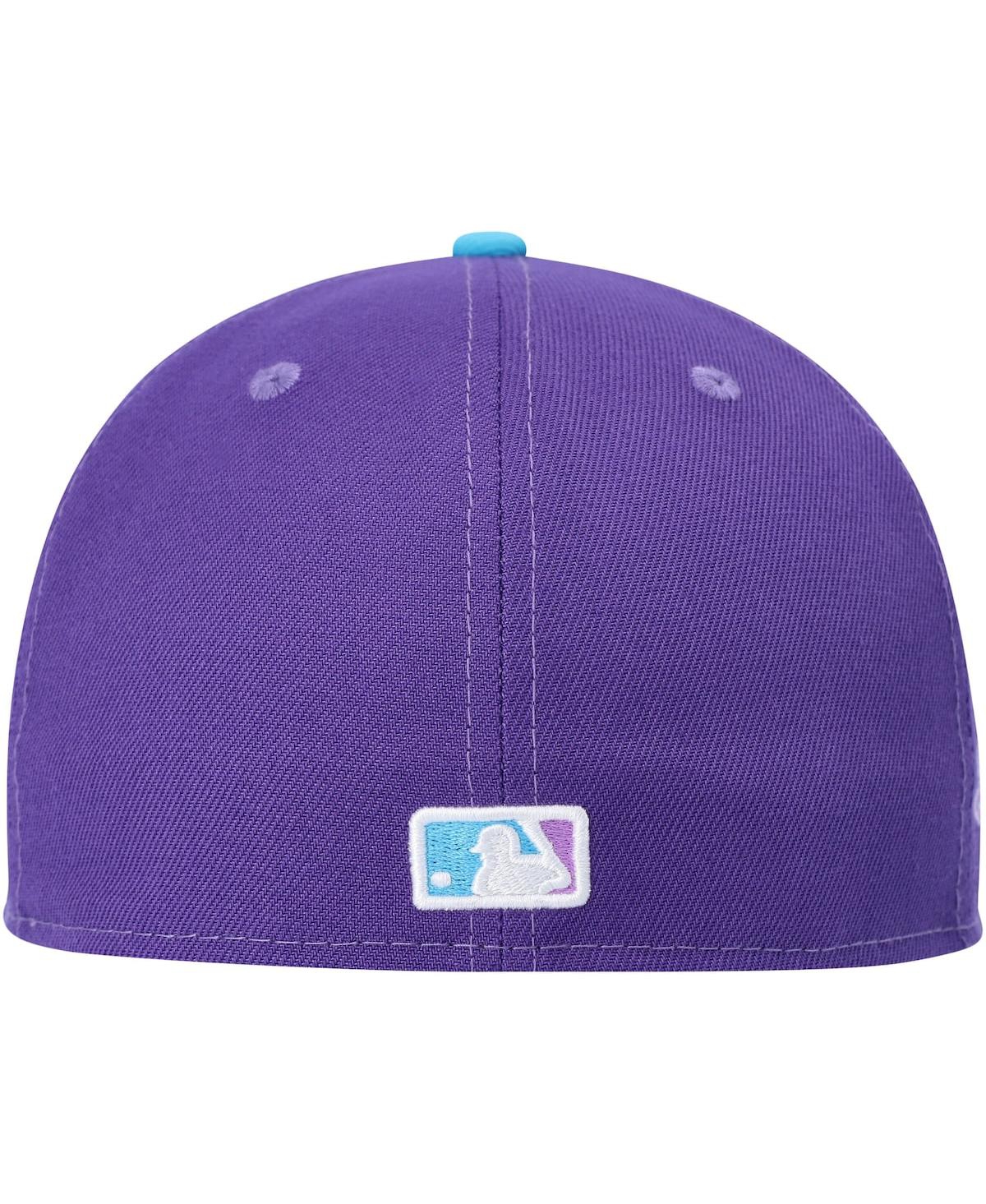 Shop New Era Men's  Purple St. Louis Cardinals Vice 59fifty Fitted Hat