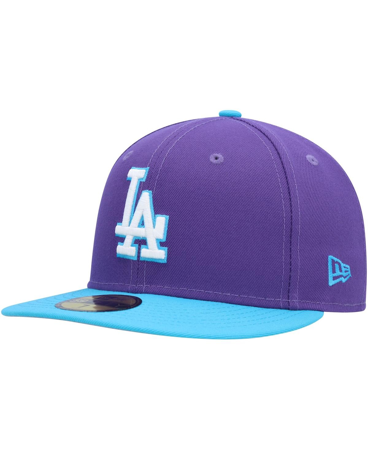 Men's New EraLos Angeles Dodgers Vice 59FIFTY Fitted Hat - Purple