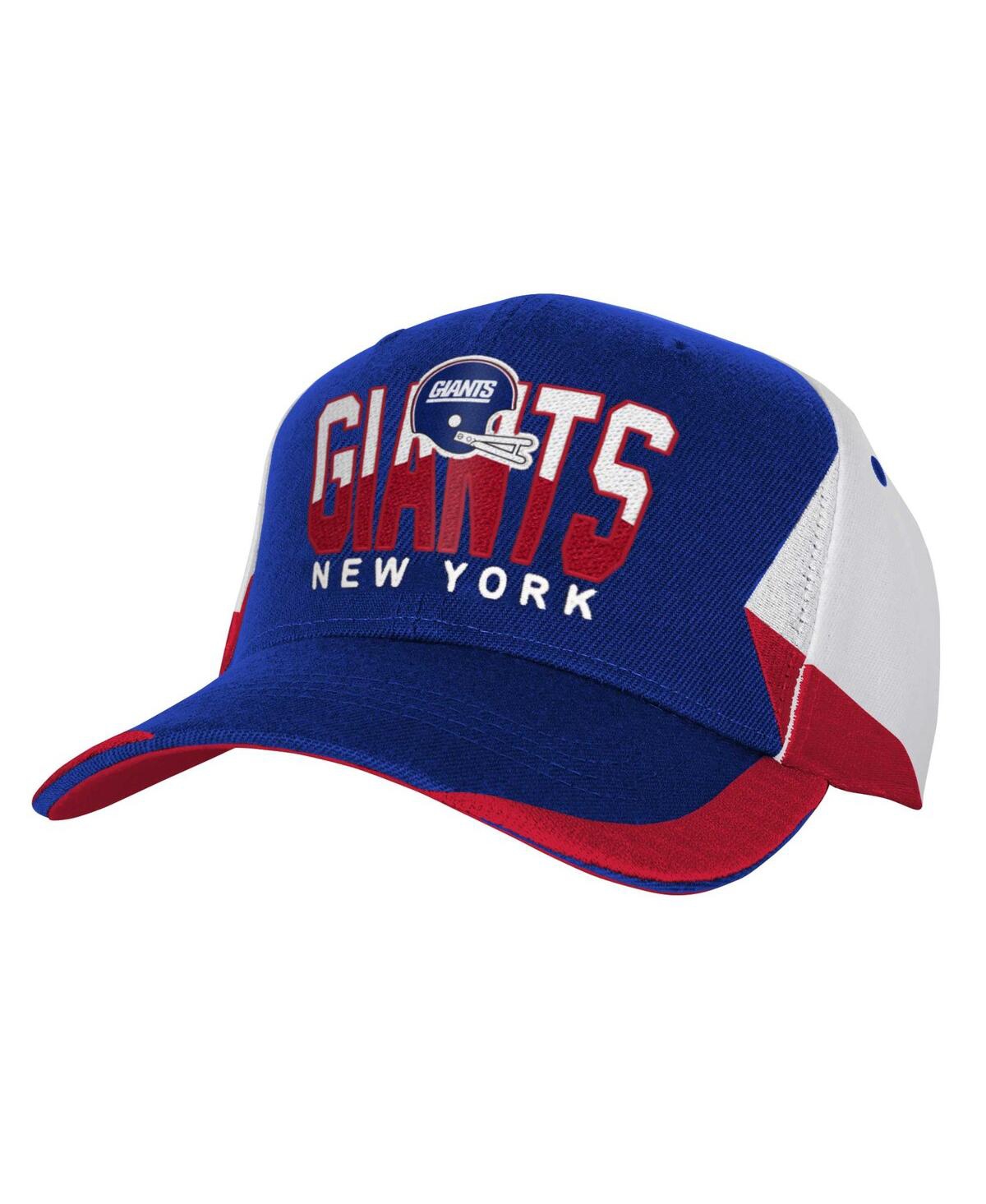 Shop Mitchell & Ness Big Boys And Girls  Royal New York Giants Retrodome Precurved Adjustable Hat