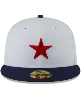Men's White Detroit Stars Cooperstown Collection Turn Back The Clock 59FIFTY Fitted Hat