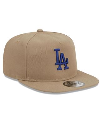 New Era Men's Khaki Los Angeles Dodgers Golfer Adjustable Hat