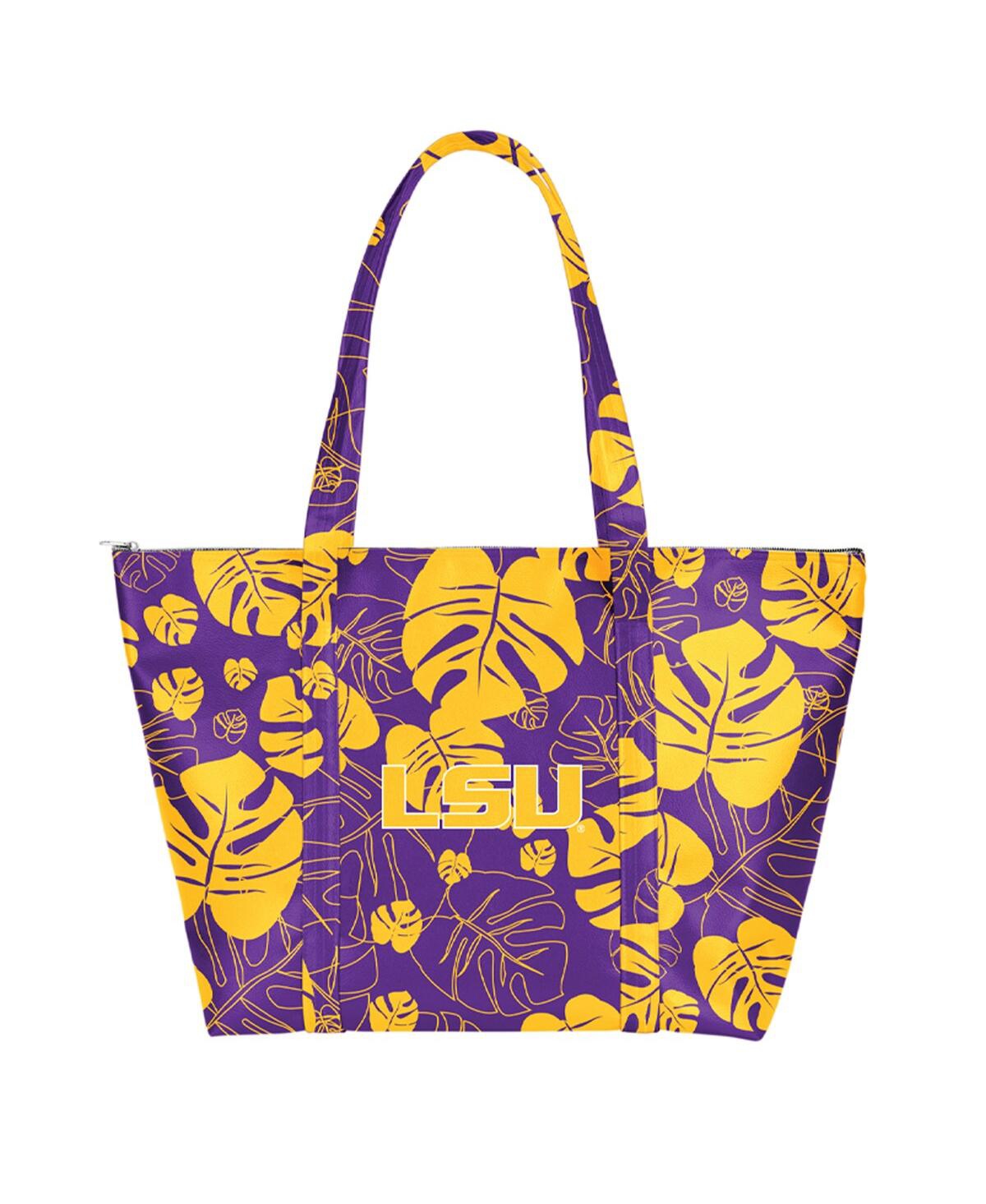 Indigo Falls Women's Lsu Tigers Palms Weekender Tote Bag In Purple