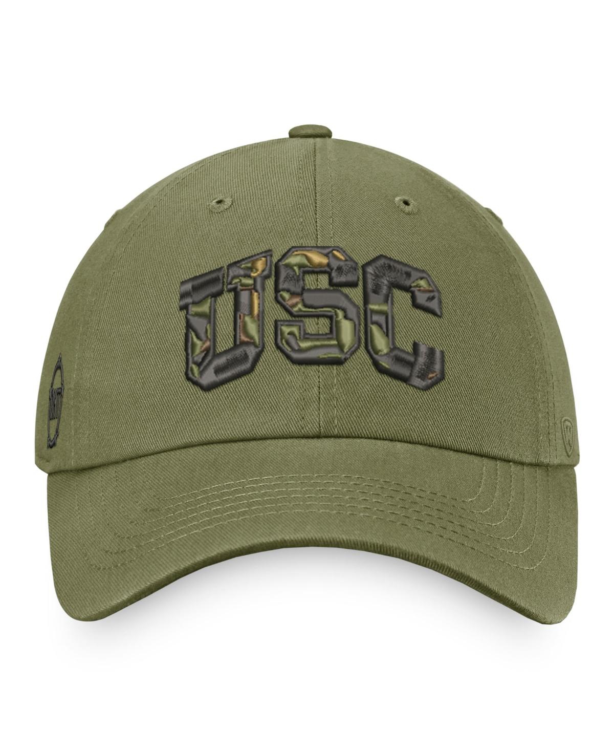 Shop Top Of The World Men's  Olive Usc Trojans Oht Military-inspired Appreciation Unit Adjustable Hat
