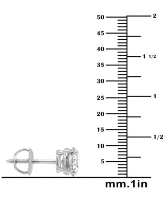 Certified Lab Grown Diamond Stud Earrings (6 ct. t.w.) in 14k Gold