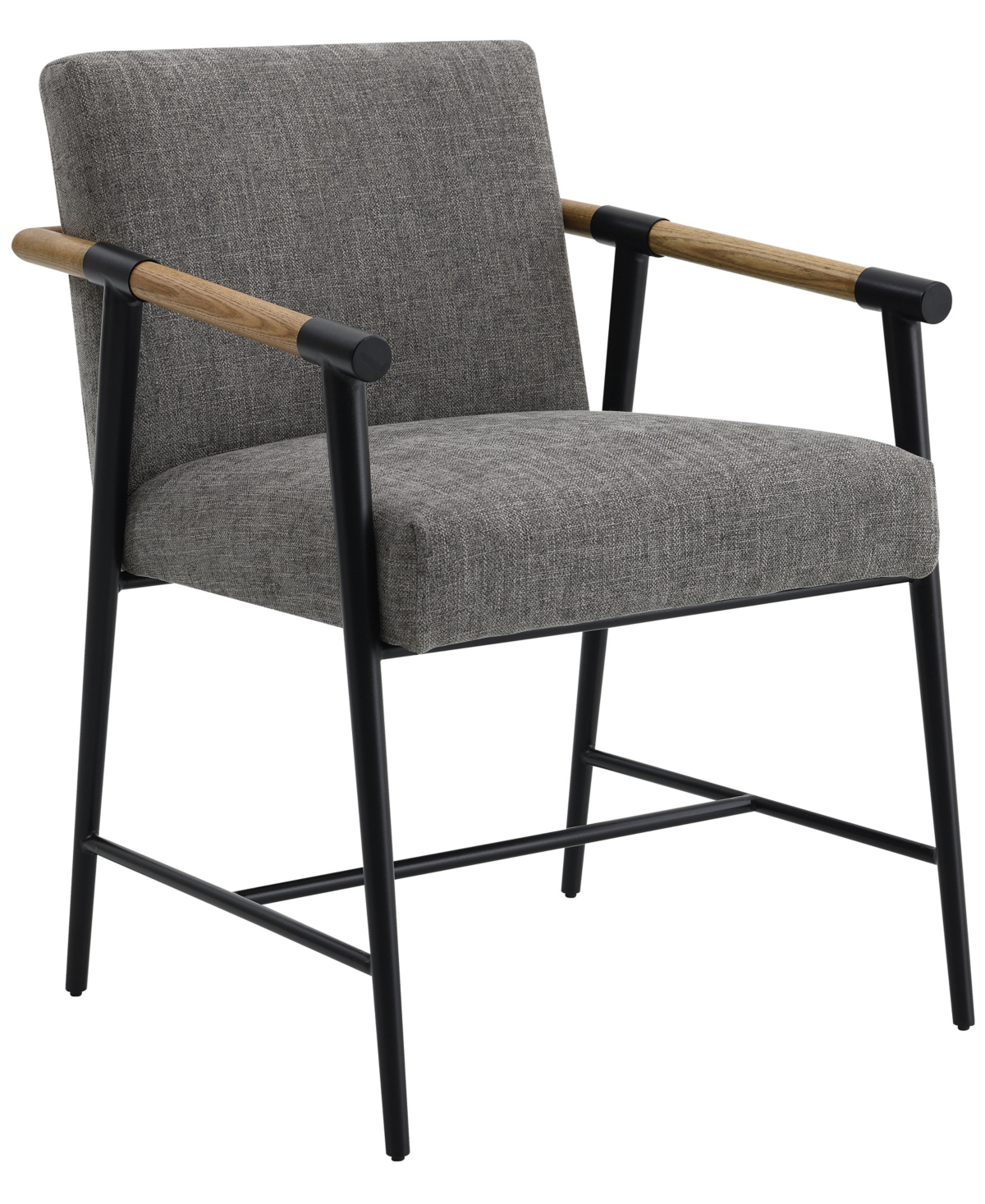 Abbyson Living Parker 31.5" Stain-resistant Fabric Dining Chair In Gray
