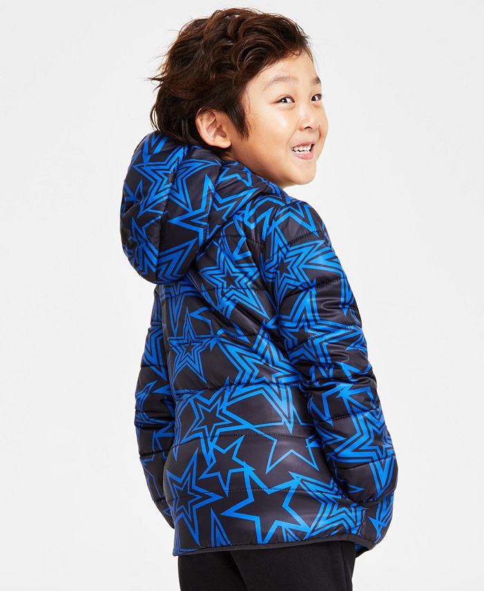 Epic Threads Little Boys Star Packable Puffer Coat, Created for Macy's ...