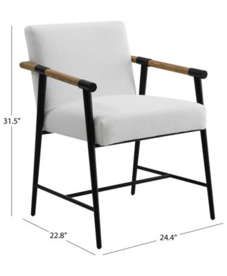 Parker 31.5" Stain-Resistant Fabric Dining Chair