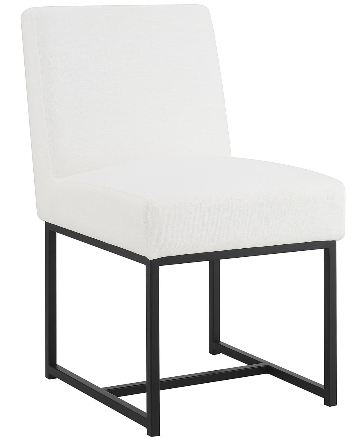 Abbyson Living Luxe 33.5 Fabric Dining Chair In White