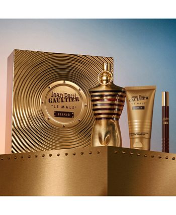 Jean Paul Gaultier Le Male Elixir Parfum 3-Piece Set Brand New In Box