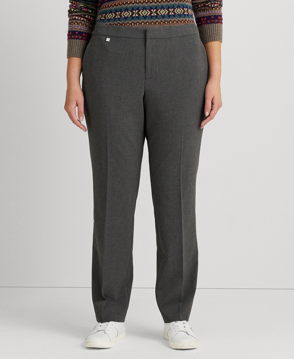 Lauren Ralph Lauren Straight-leg Pant In Grey
