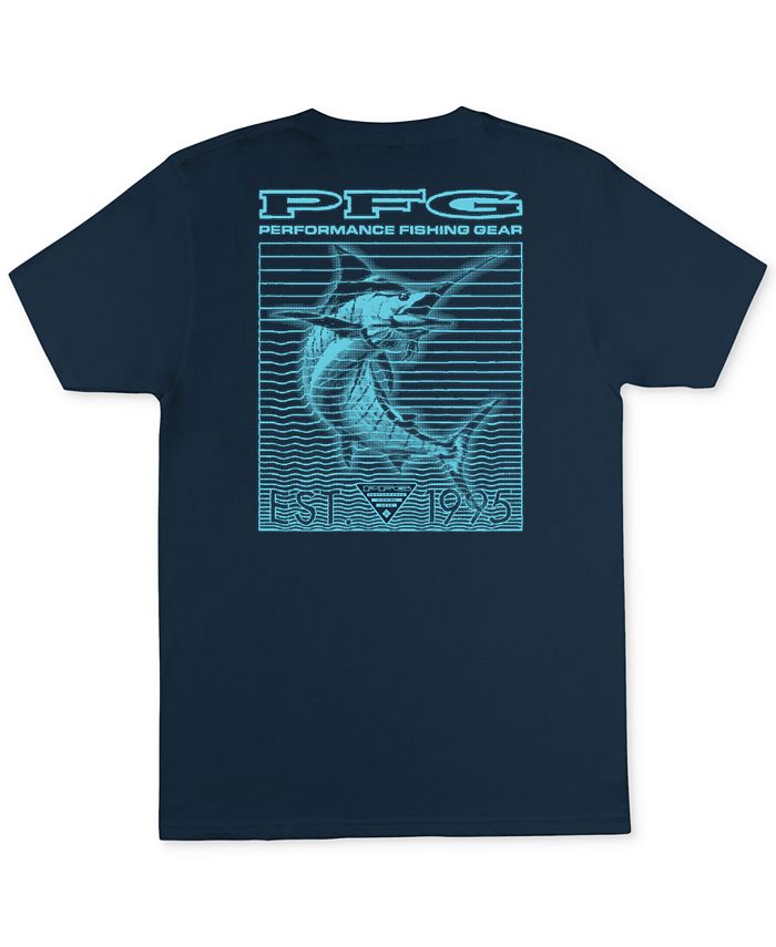 Columbia Men's Digital Marlin Graphic Short Sleeve Graphic T-Shirt - Macy's