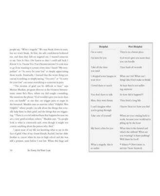 So Sorry for Your Loss- How I Learned to Live with Grief, and Other Grave Concerns by Dina Gachman