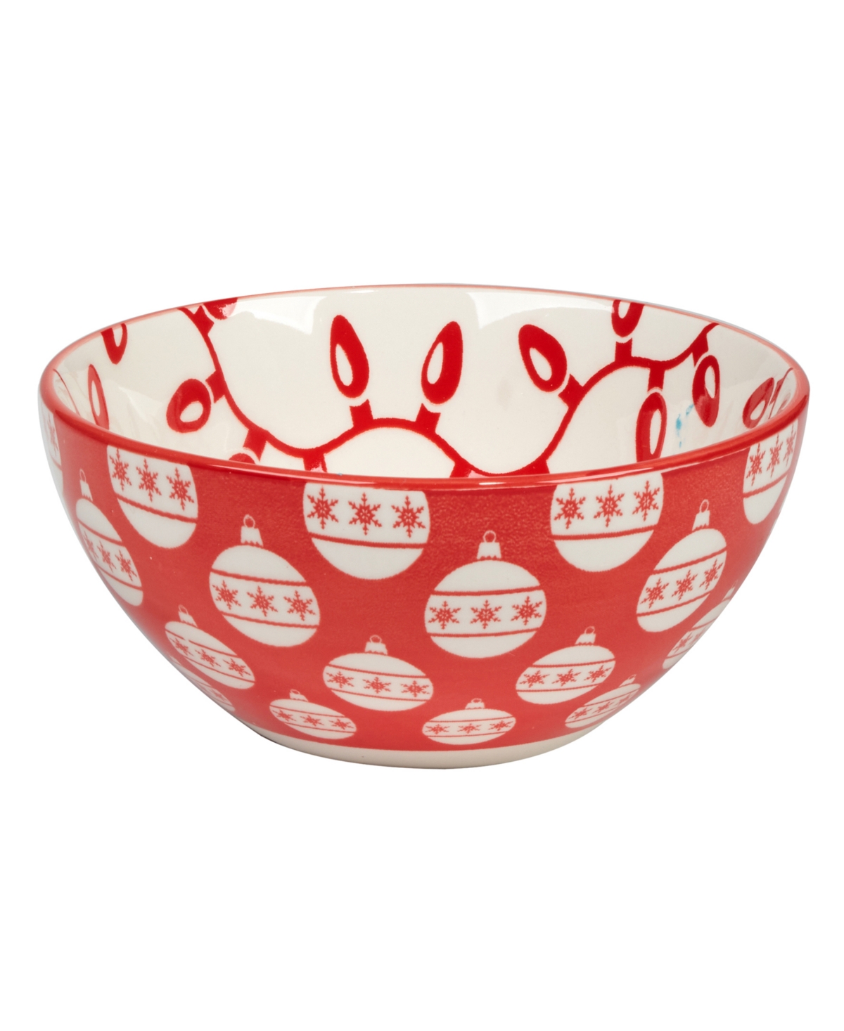 Certified International Peppermint Candy All Purpose Bowls Set of 6, Service for 6