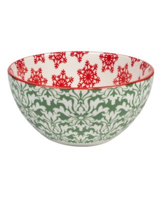 Winter Medley 30 oz All Purpose Bowls Set of 6, Service for 6