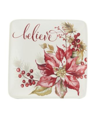 Winters Joy 6" Canape Plates Set of 4
