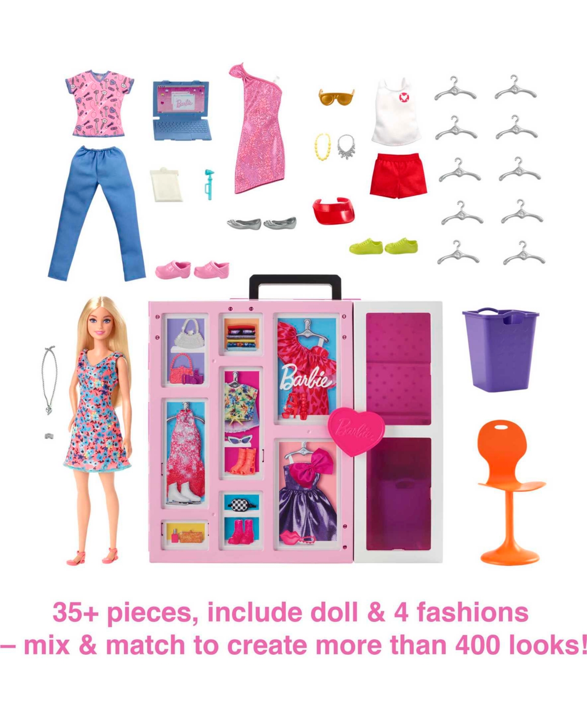 Shop Barbie Dream Closet Doll And Playset In No Color