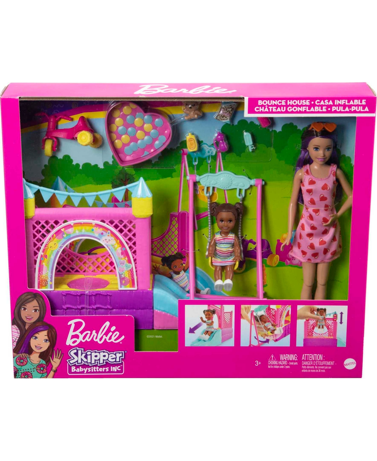 Shop Barbie Skipper Babysitters Inc Doll And Accessories Set In Multi