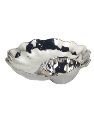 Certified International Gold-Silver Tone Coast Chip Dip - Macy's