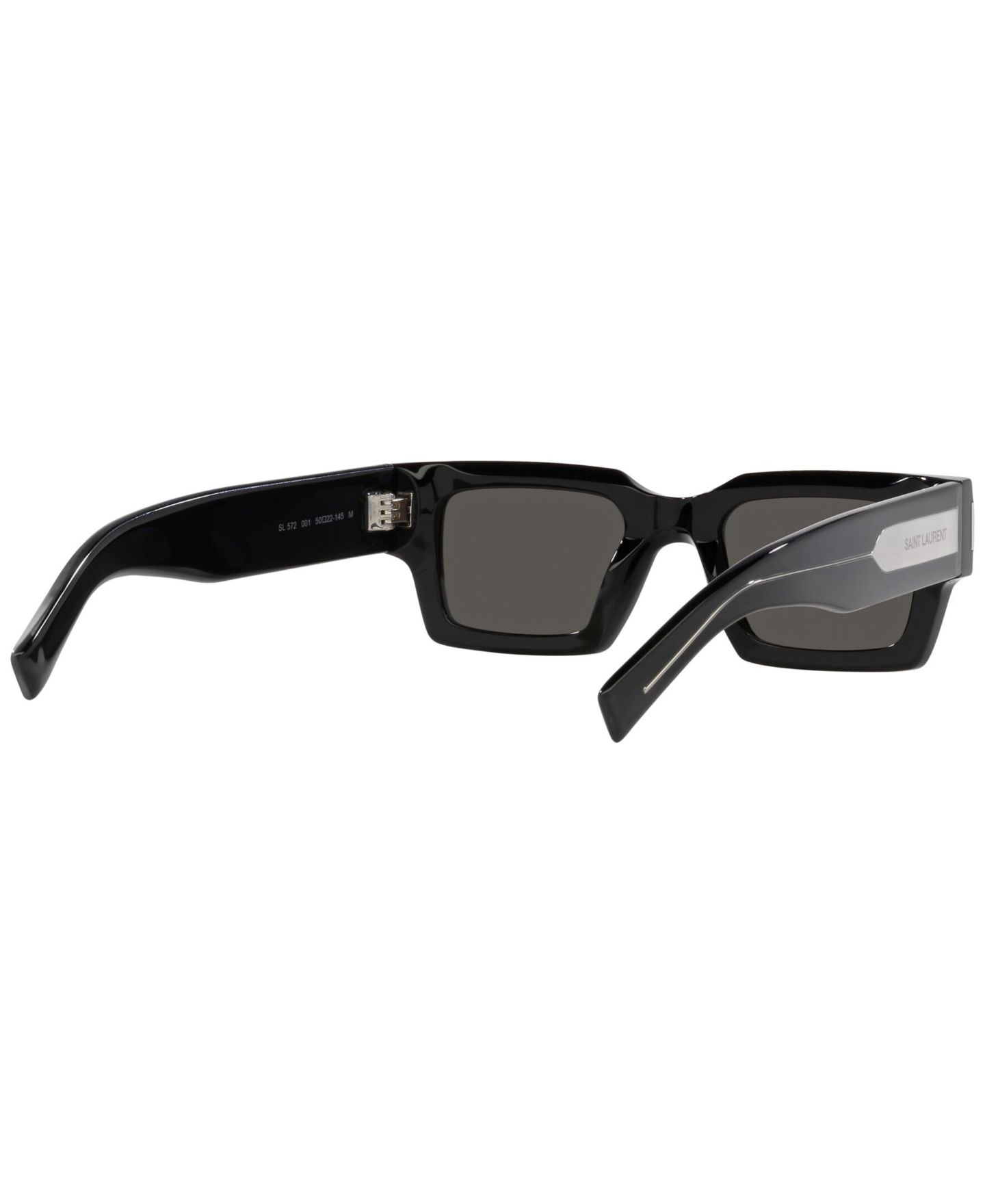 Солнцезащитные очки Saint Laurent Unisex Sunglasses, SL 572, цвет: Чёрный — фото 9