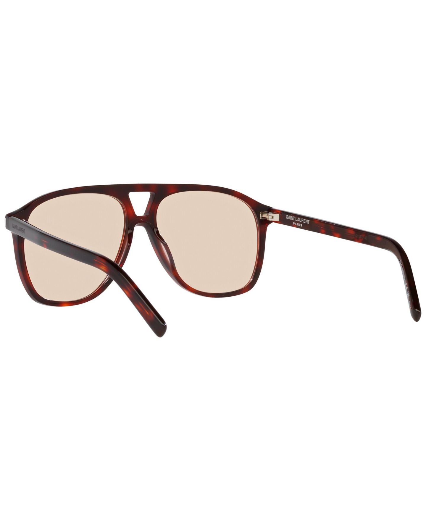 Женские солнцезащитные очки Saint Laurent Sunglasses, SL 596 Dune, цвет: Черепаховый — фото 8