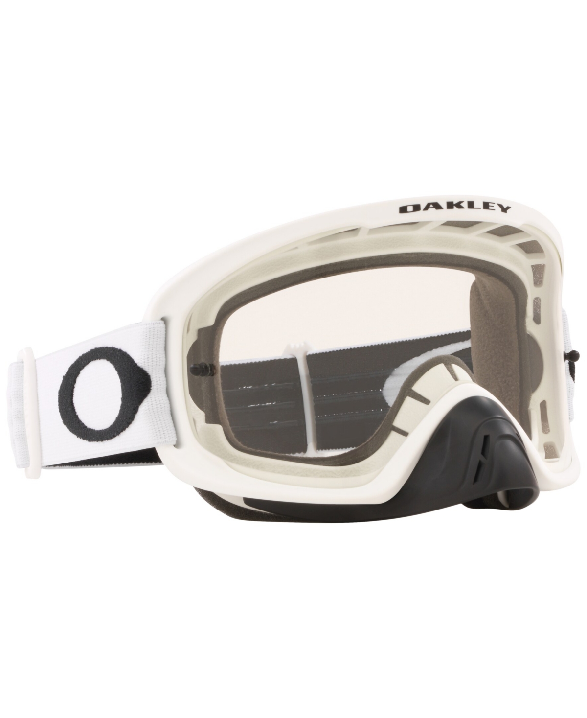 Shop Oakley Unisex O-frame 2.0 Pro Mx Goggles In Matte White