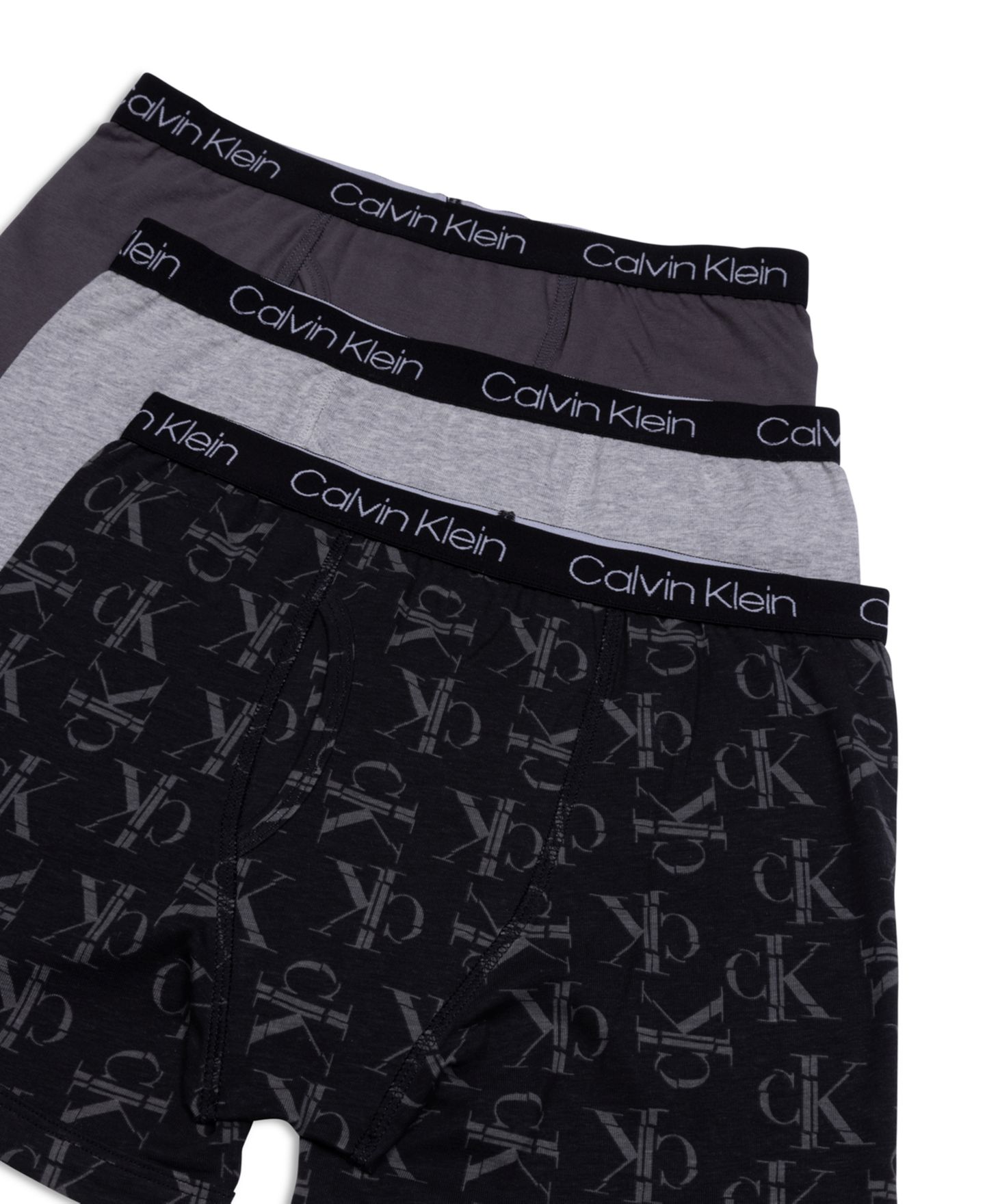 Трусы-боксеры, стрейч, 3 шт. — Calvin Klein, цвет: Чёрный — фото 3