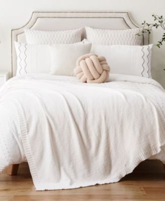 Lifestyle Solid Woven Micro Chenille Throw, 51" x 67"