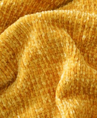 Lifestyle Solid Woven Micro Chenille Throw, 51" x 67"
