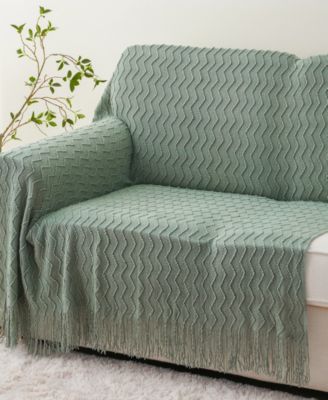 Wave-Link Texture Lightweight Throw, 50" x 60"