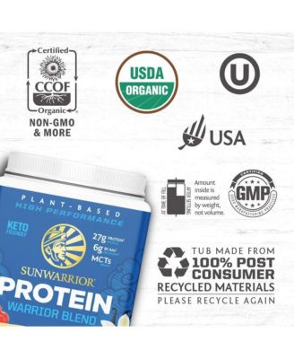 Warrior Blend, Unflavored, Sunwarrior, Protein Powder 375gm
